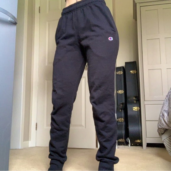 Champion Black Sweat Pants - Picture 1 of 5